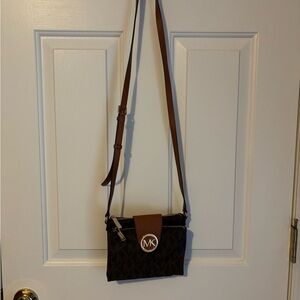 Michael Kors Dark Brown Crossbody Bag